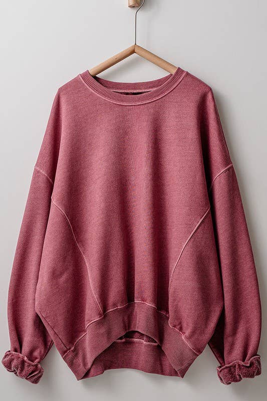 Lazy Days Washed Sweatshirt