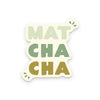 Matcha Vinyl Sticker