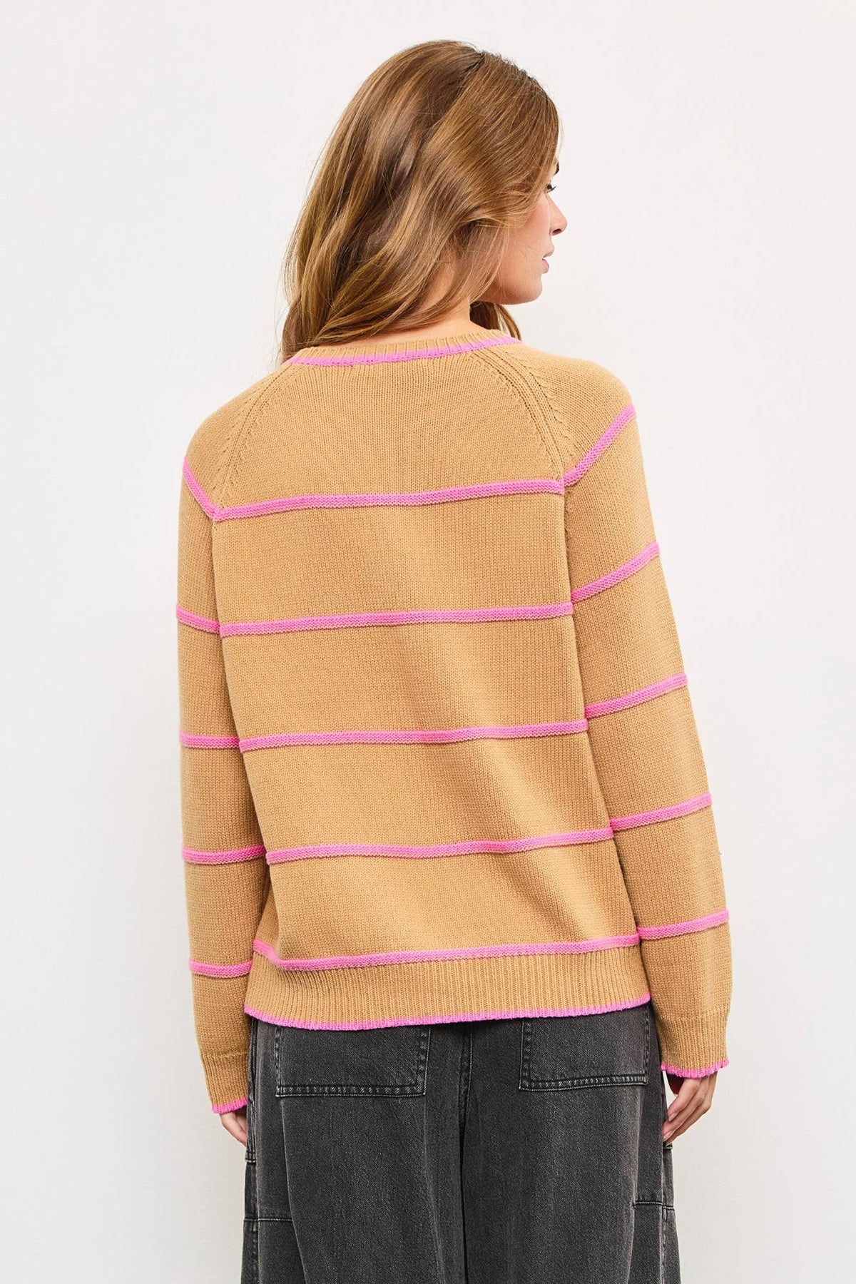 Striped Thick Knit Top