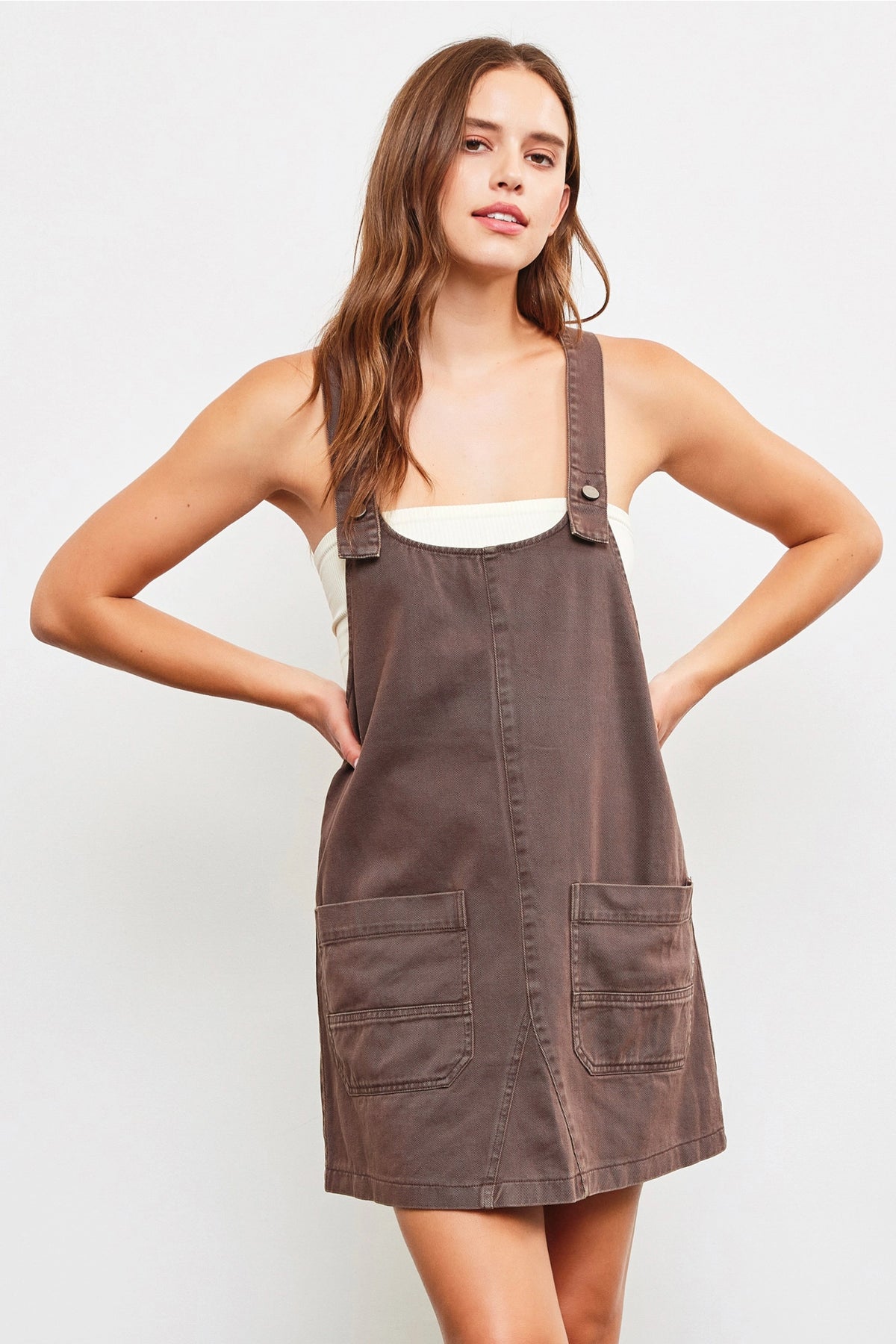 Denim Overall Dress