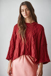 Sofia Cable Knit Sweater
