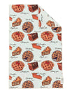 Pie Double-Sided Hand Towel