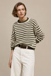 Nicole Textured Stripe Sweater