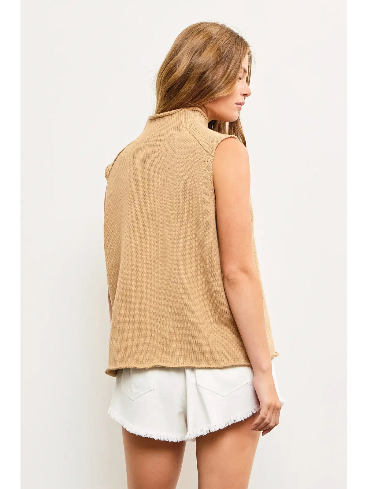 Knit High Neck Top