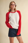 Knit Baseball Sweater