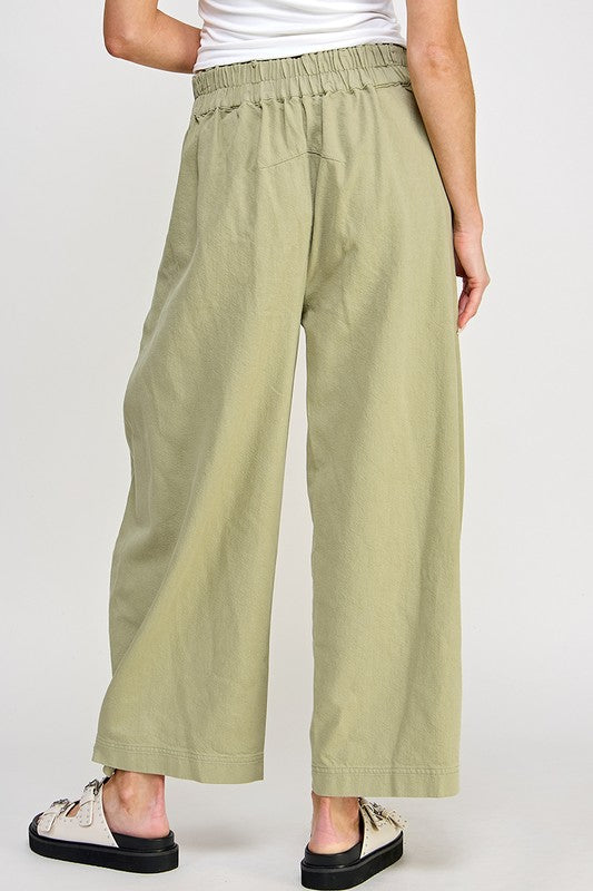 Tailored Wide Leg Pants