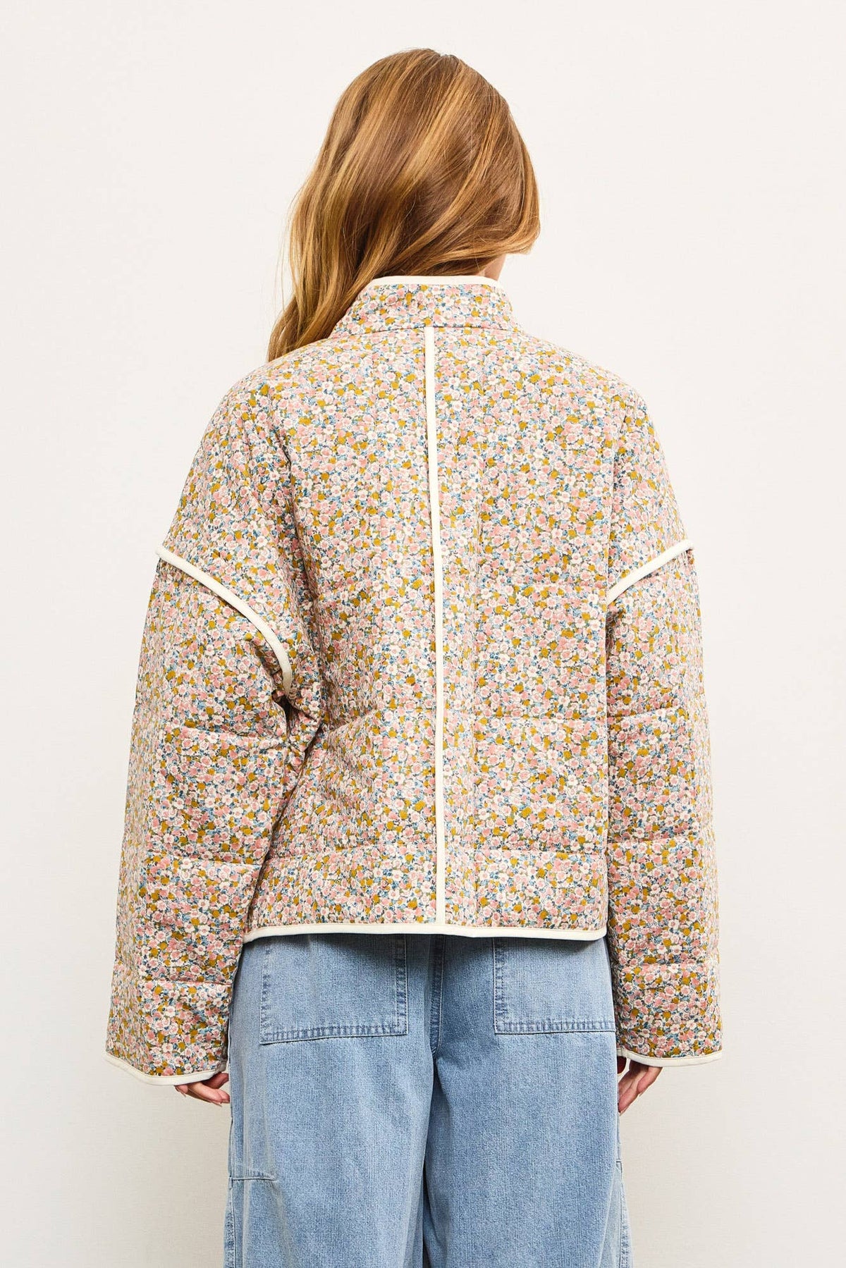 Daisy Printed Quilt Jacket