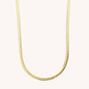Gold Herringbone Necklace Medium