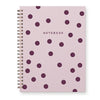 Polka Dots Lined Notebook