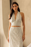 Kaylee Halter Crop Top