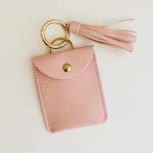 Mini Wallet Tassel Keychain
