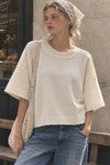Caitlin Short Sleeve Sweater