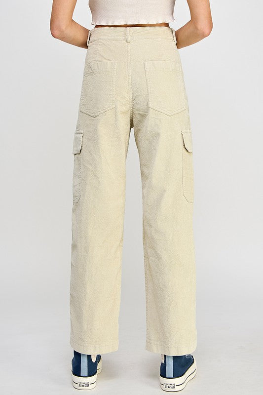 Corduroy Cargo Pants