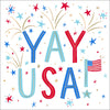 Yay USA Foil Cocktail Napkins