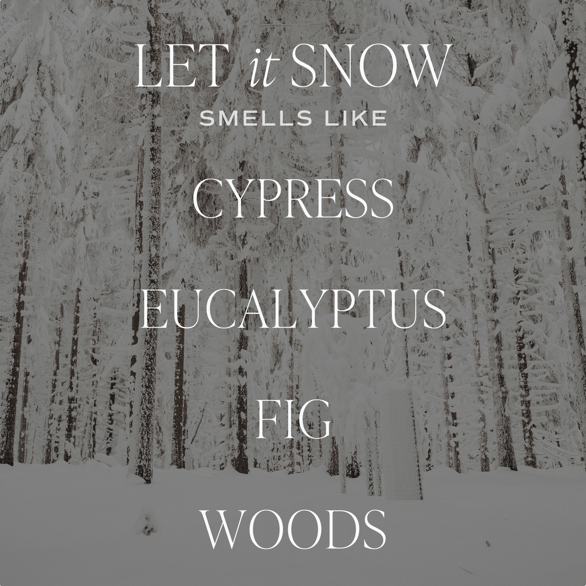 Let It Snow Soy Candle