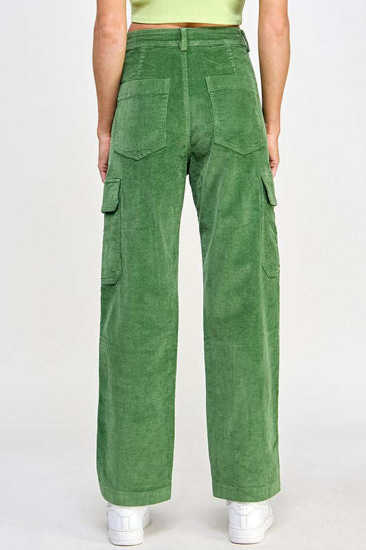 Corduroy Cargo Pants