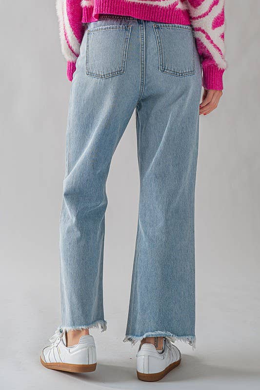 Light Wash Denim Jeans