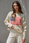 USA Flag Sweater