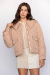 Colette Gingham Quilted Jacket