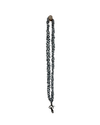 Grey Checkered Lanyard