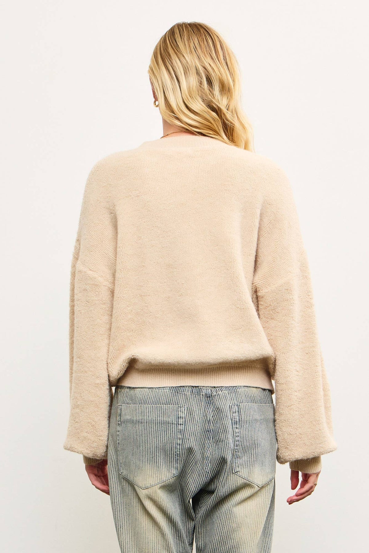 Oversized Boucle Cardigan