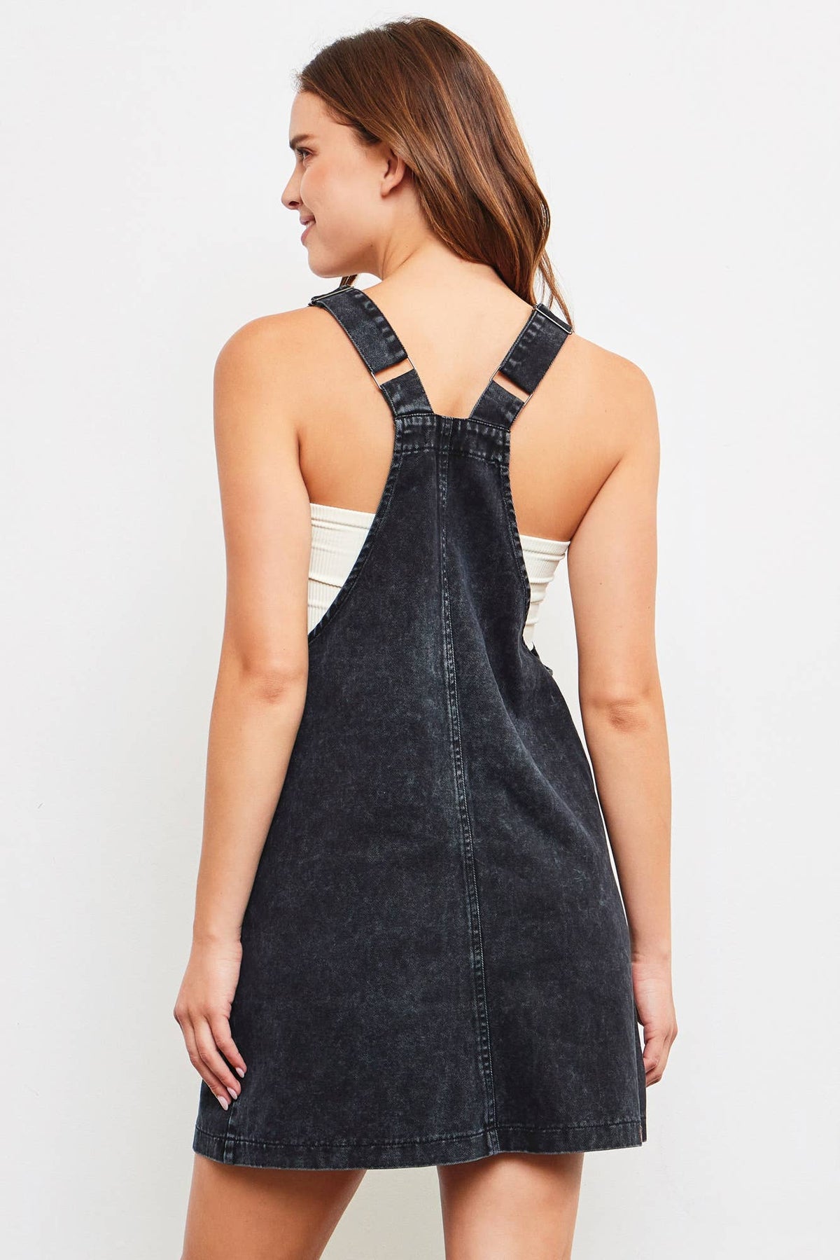 Denim Overall Dress