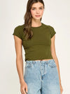 Brittany Sculpted Crop Top