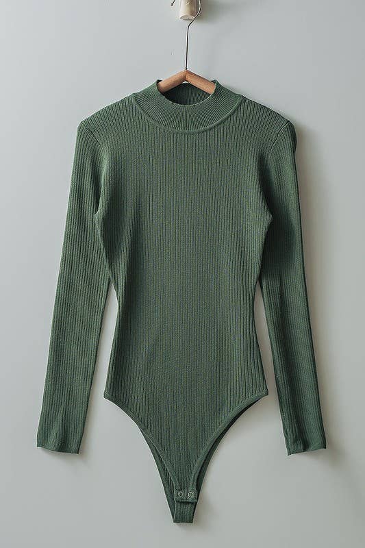 Ribbed Knit Bodysuit