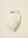 Cropped Mini Flower Crew Grip Sock