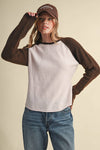 Knit Baseball Sweater