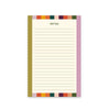 Colorful Stripes Notepad