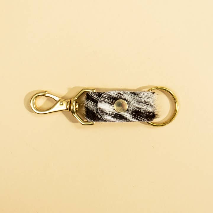 Cowhide Keychain