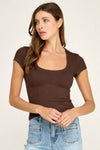 Collette Cutout Back Top