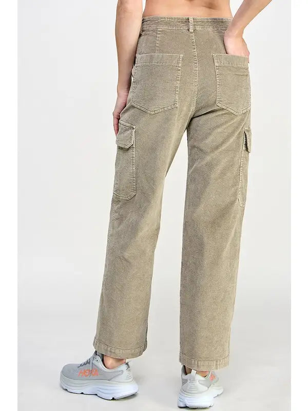 Corduroy Cargo Pants