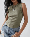 Kate Ribbed Tank Top