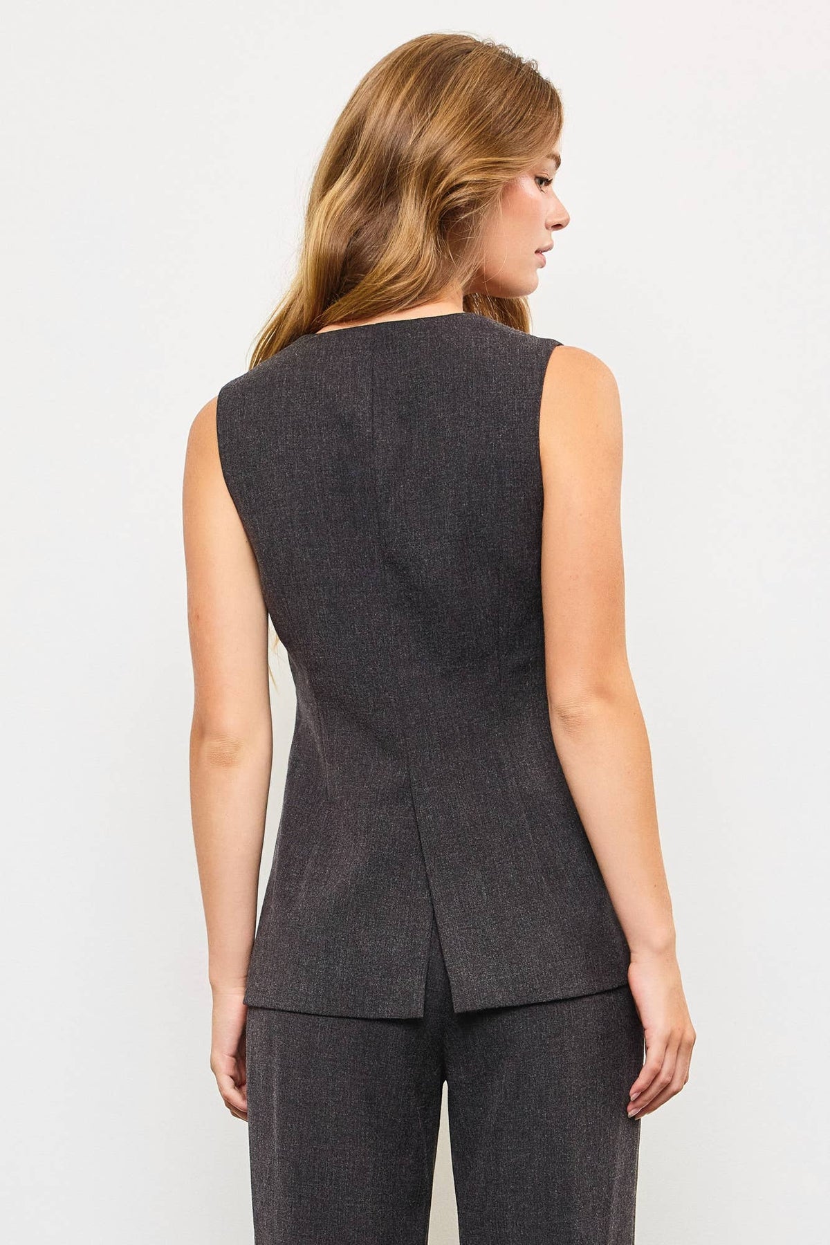 Button Front Vest