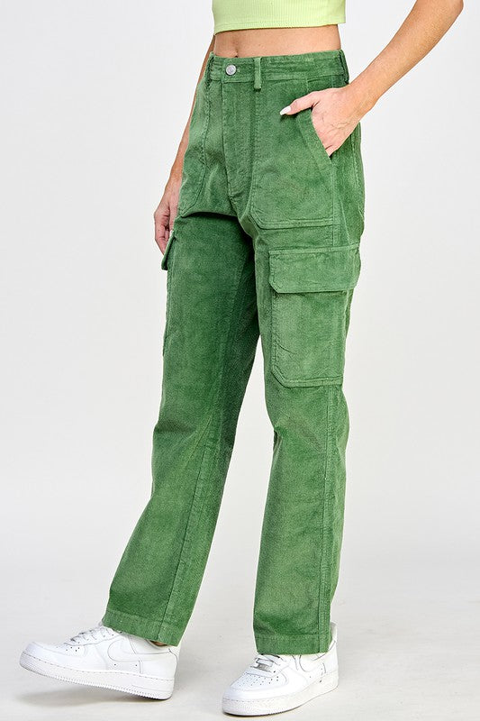 Corduroy Cargo Pants