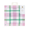 Lilac & Green Gingham Napkins
