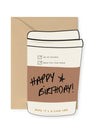Birthday Coffee Card