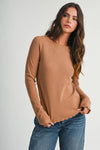 Monica Thermal Knit Long Sleeve Top