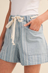 Jonnie Striped Shorts