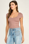 Sweetheart Neckline Top