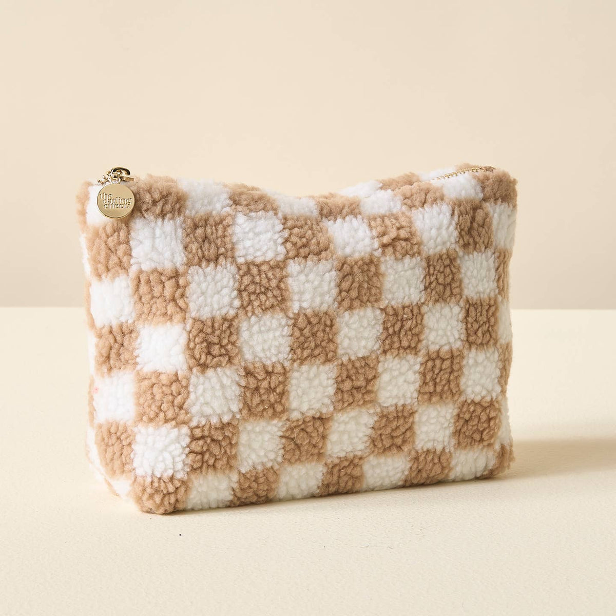 Checker Teddy Pouch