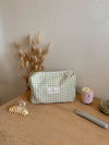 Sage Gingham Pouch