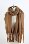 Knit Scarf with Tassels