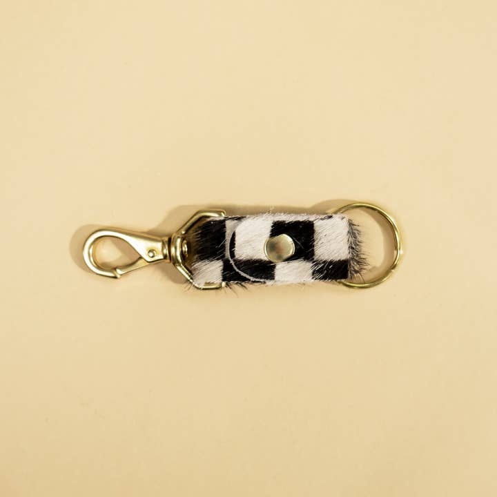 Cowhide Keychain