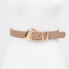 Faux Leather Multi Metal Buckle Belt