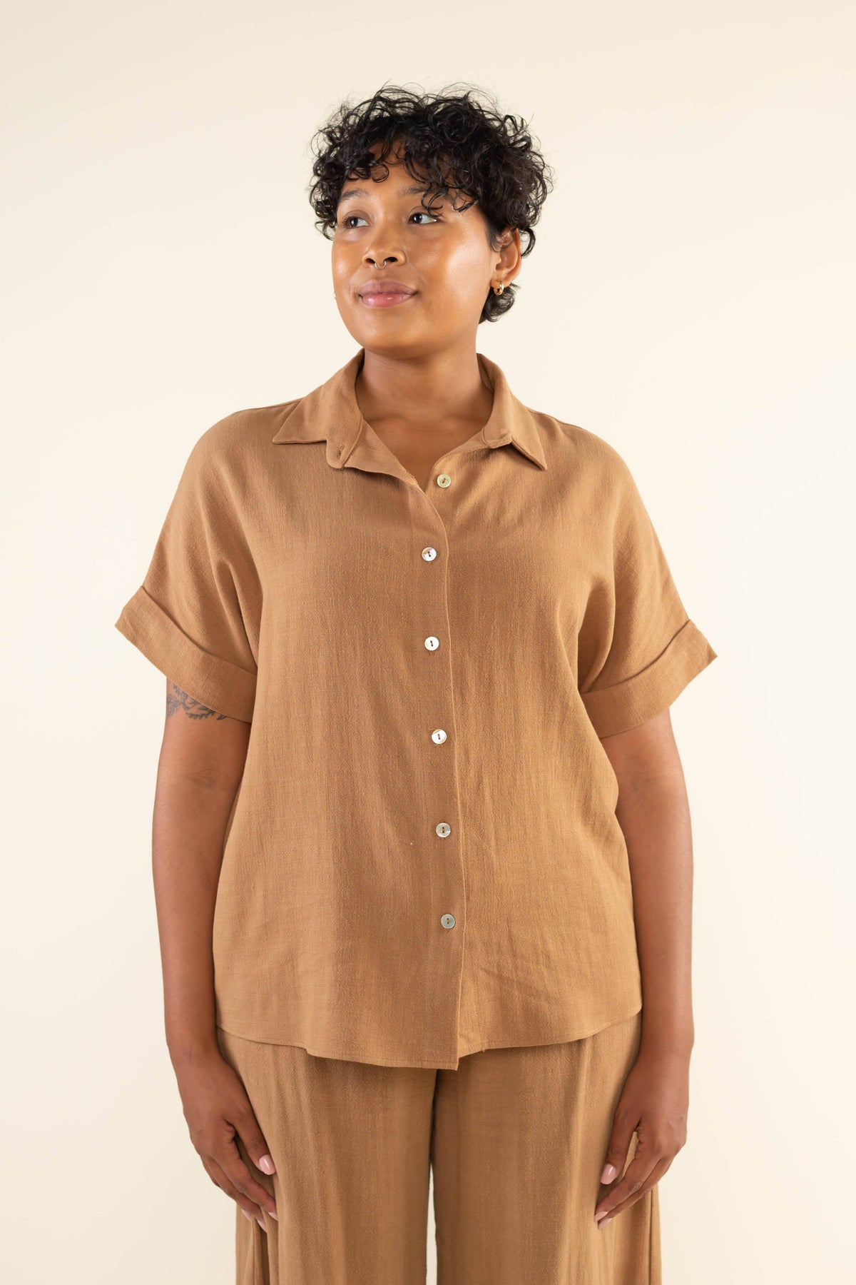 Linen Button Up Shirt