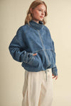 Dolan Drawstring Denim Jacket