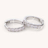 Silver Crystal Huggies
